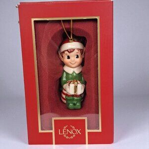 Lenox Elf Retro Christmas Ornament New 2022 894163-New